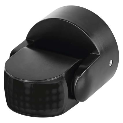 Zewnętrzny czujnik ruchu i zmierzchu PIR 1200W/230V IP65 czarny
