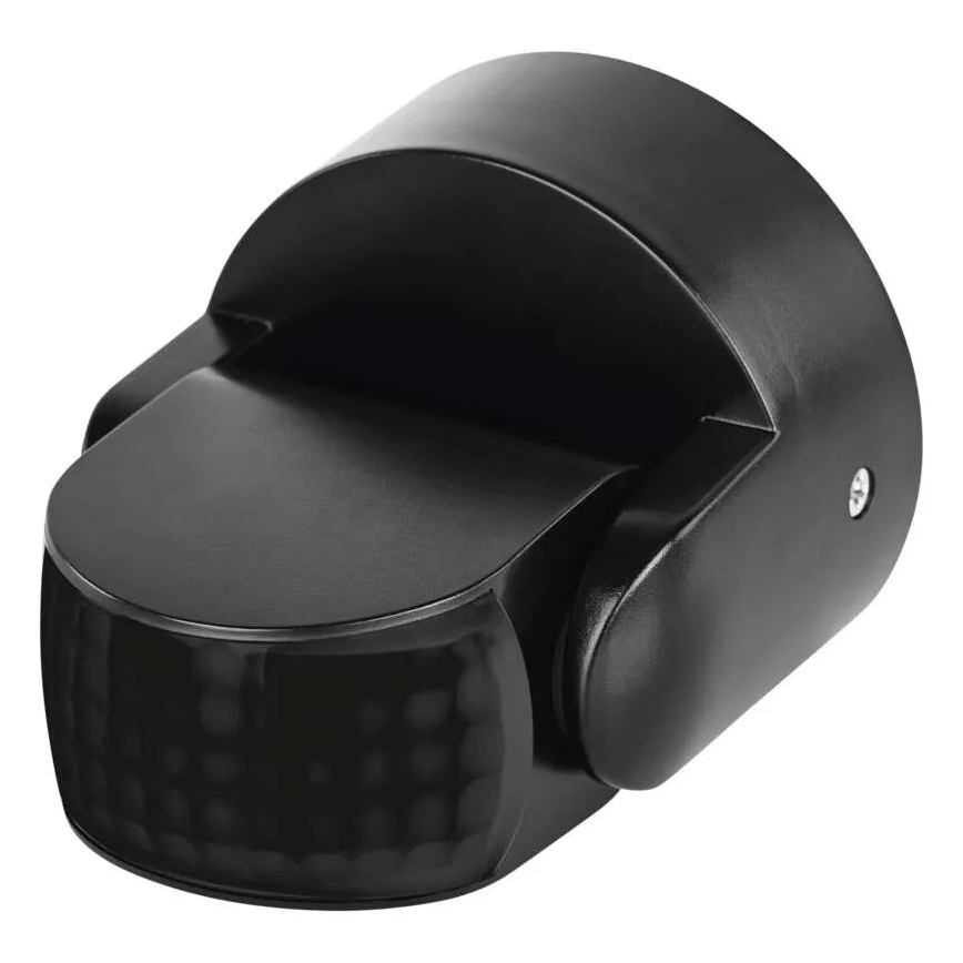 Zewnętrzny czujnik ruchu i zmierzchu PIR 1200W/230V IP65 czarny