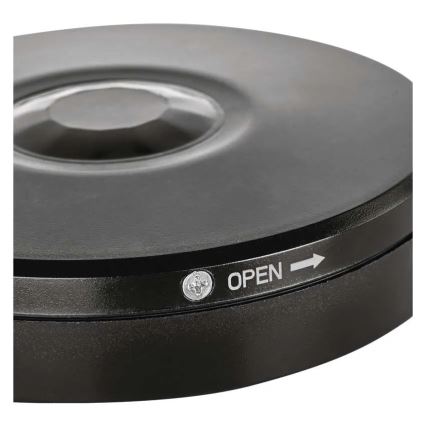 Zewnętrzny czujnik ruchu i zmierzchu PIR 2000W/230V IP65 czarny