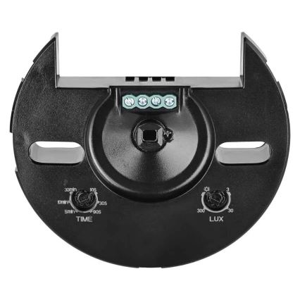 Zewnętrzny czujnik ruchu i zmierzchu PIR 2000W/230V IP65 czarny