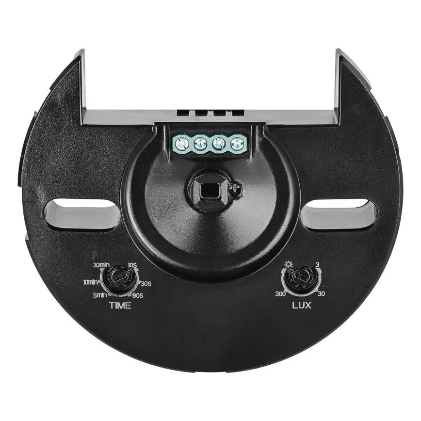 Zewnętrzny czujnik ruchu i zmierzchu PIR 2000W/230V IP65 czarny