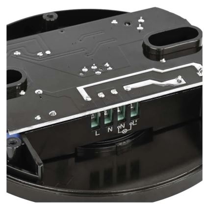 Zewnętrzny czujnik ruchu i zmierzchu PIR 2000W/230V IP65 czarny