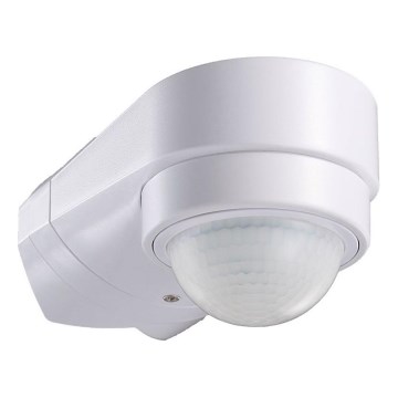 Zewnętrzny czujnik ruchu na podczerwień 240° 600W/230V IP65 biały