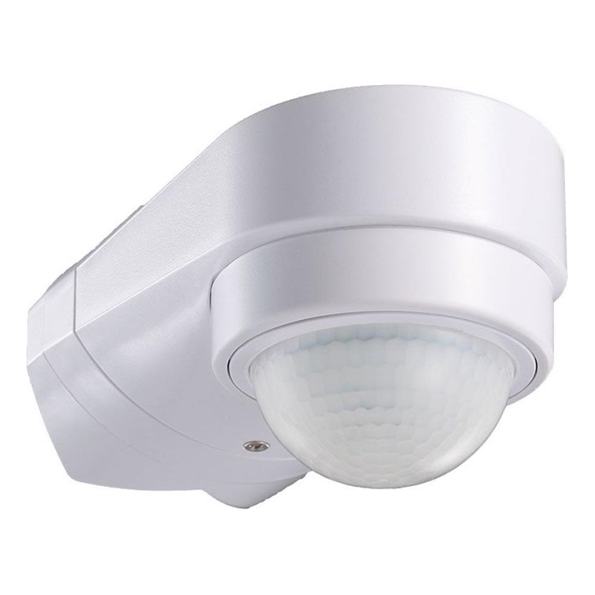 Zewnętrzny czujnik ruchu na podczerwień 240° 600W/230V IP65 biały