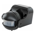 Zewnętrzny czujnik ruchu PIR 1200W/230V IP44 czarny