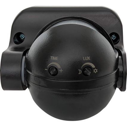 Zewnętrzny czujnik ruchu PIR 1200W/230V IP44 czarny