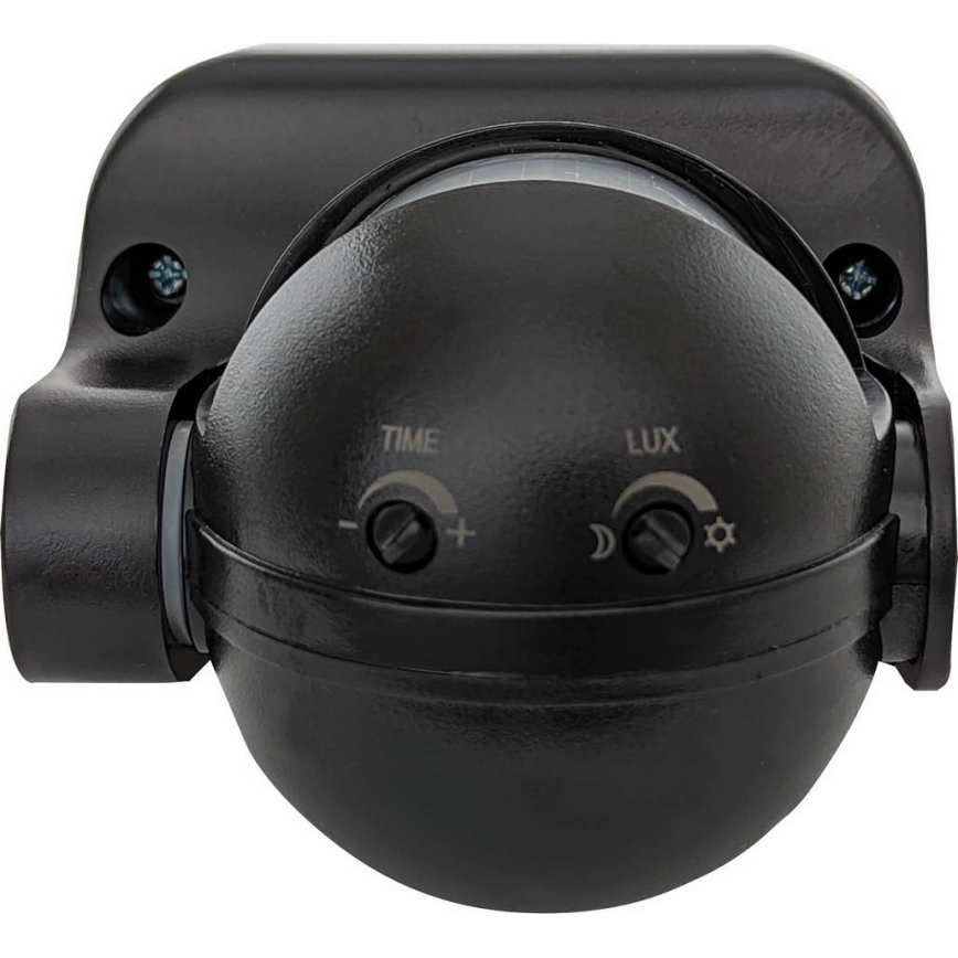 Zewnętrzny czujnik ruchu PIR 1200W/230V IP44 czarny