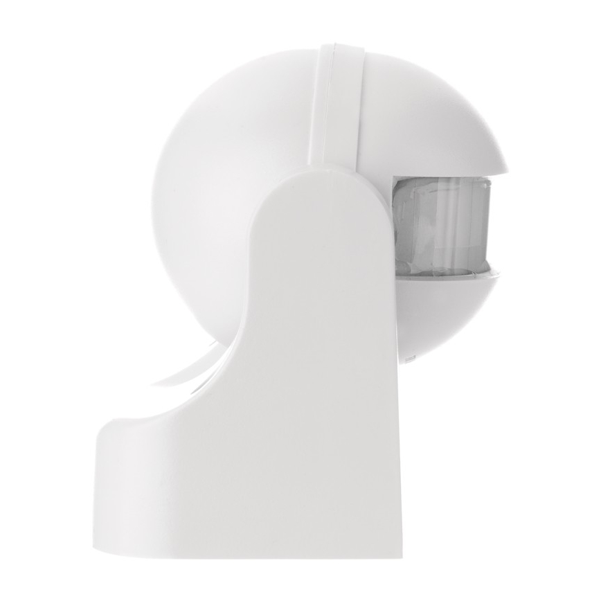Zewnętrzny czujnik ruchu PIR B 180° 1200W/230V IP44 biały