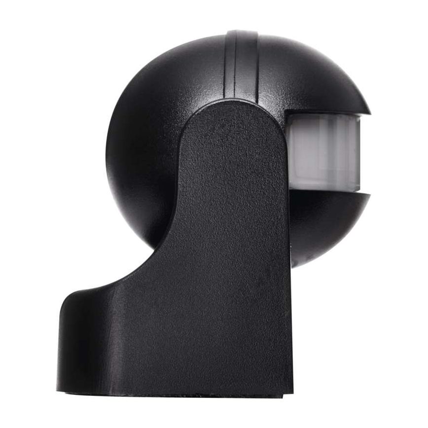 Zewnętrzny czujnik ruchu PIR B 180° 1200W/230V IP44 czarny