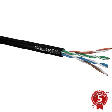 Zewnętrzny kabel instalacyjny CAT5E UTP PE Fca 305m IP67