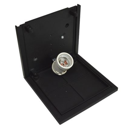 Zewnętrzny kinkiet JAVEN 1xE27/60W/230V IP44 czarny