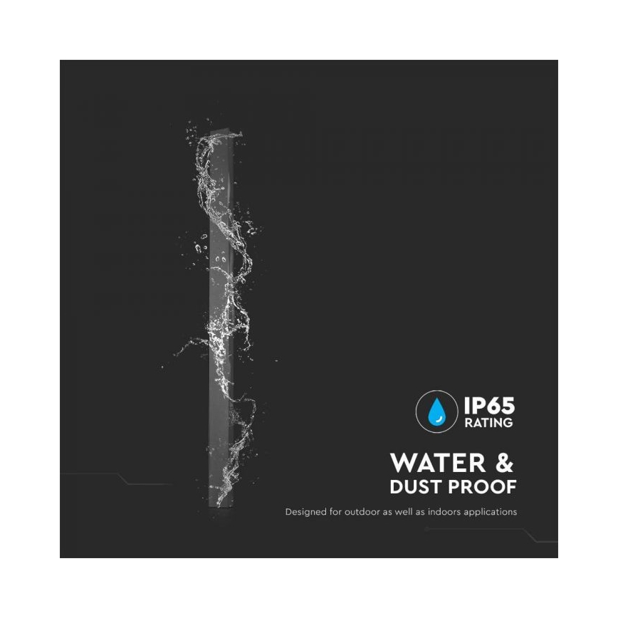 Zewnętrzny kinkiet LED/10W/230V 4000K IP65 51 cm antracyt