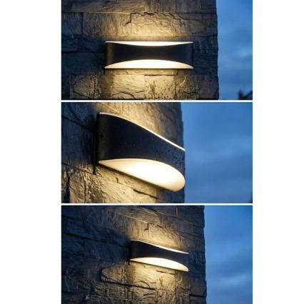 Zewnętrzny kinkiet LED/10W/230V IP65 czarny