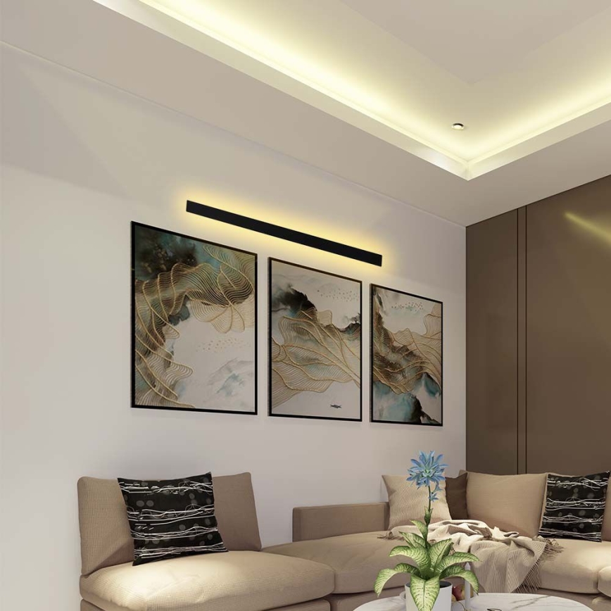 Zewnętrzny kinkiet LED 16W/230V 3000K IP65, 101 cm, antracyt