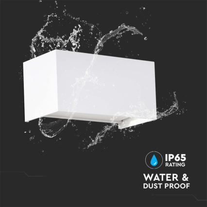 Zewnętrzny kinkiet LED/24W/230V 4000K IP65 biały