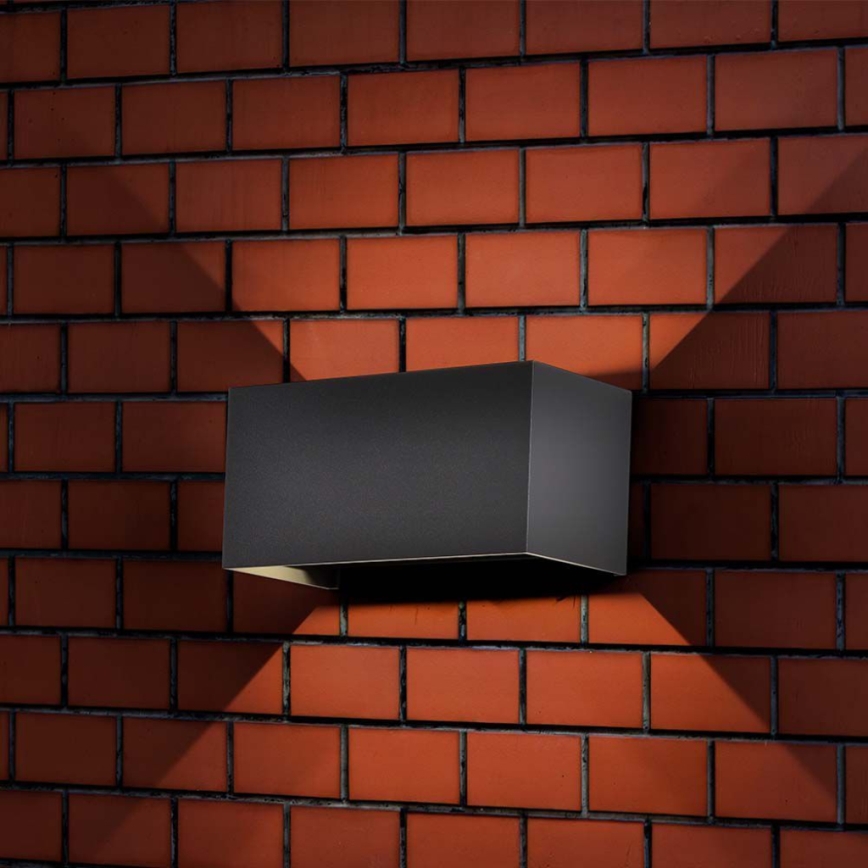 Zewnętrzny kinkiet LED/24W/230V 4000K IP65 czarny