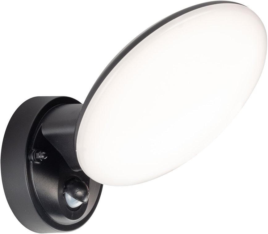 Zewnętrzny kinkiet LED OLAF z czujnikiem ruchu i zmierzchu LED/10W/230V IP44 czarny