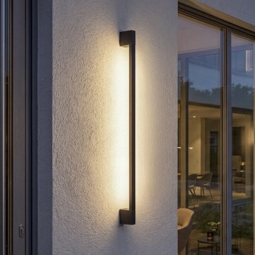 Zewnętrzny kinkiet LED YALTE LED/8,5W/230V 3000/4000/6500K 93 cm IP54 czarny