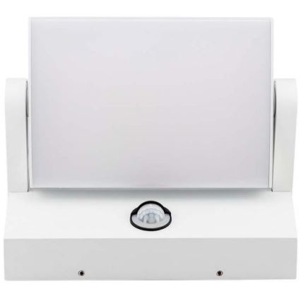 Zewnętrzny kinkiet LED z czujnikiem, 17 W, 230 V, 4000 K, IP65, biały
