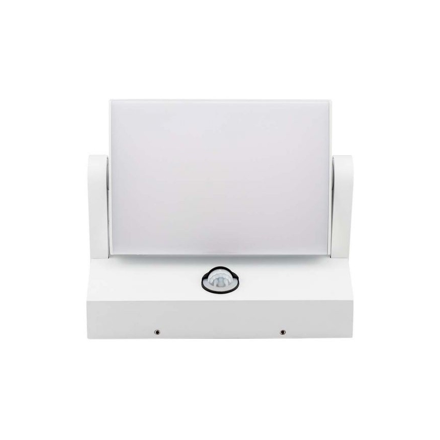 Zewnętrzny kinkiet LED z czujnikiem, 17 W, 230 V, 4000 K, IP65, biały
