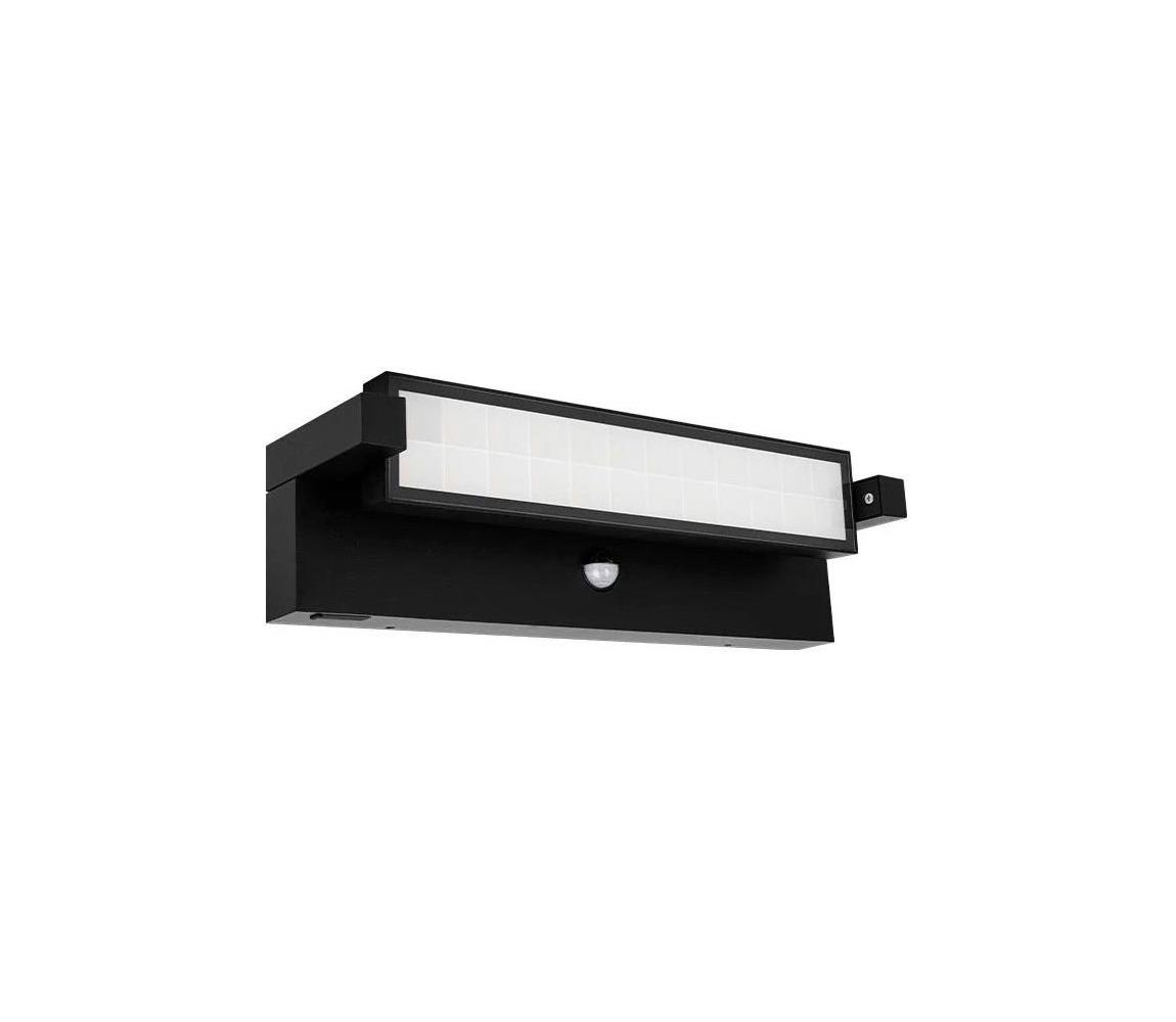 Zewnętrzny kinkiet LED z czujnikiem, 36W, 230V, 3000/4000/6500K, IP54, czarny