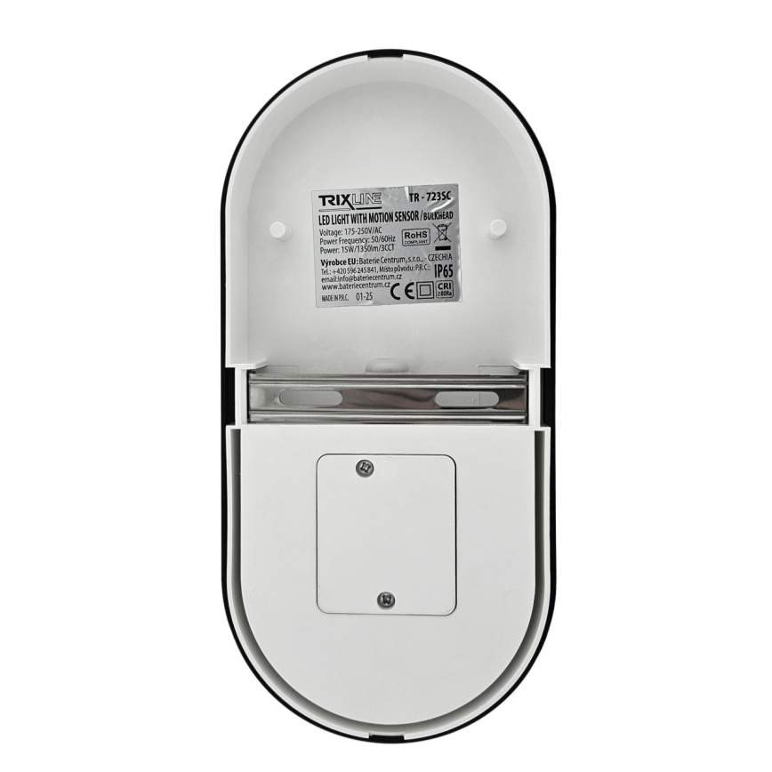 LED ściemnialny zewnętrzny kinkiet z czujnikiem ruchu LED/12/15/18W/230V 3000K/4000K/6500K IP65 czarny/biały