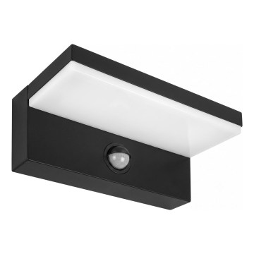Zewnętrzny kinkiet LED z czujnikiem ruchu NOLA LED/12W/230V IP65 czarny