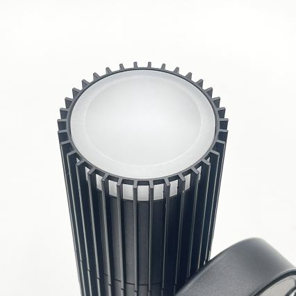 Zewnętrzny kinkiet punktowy LANTHEA 1xGU10/11W/230V IP44 czarny