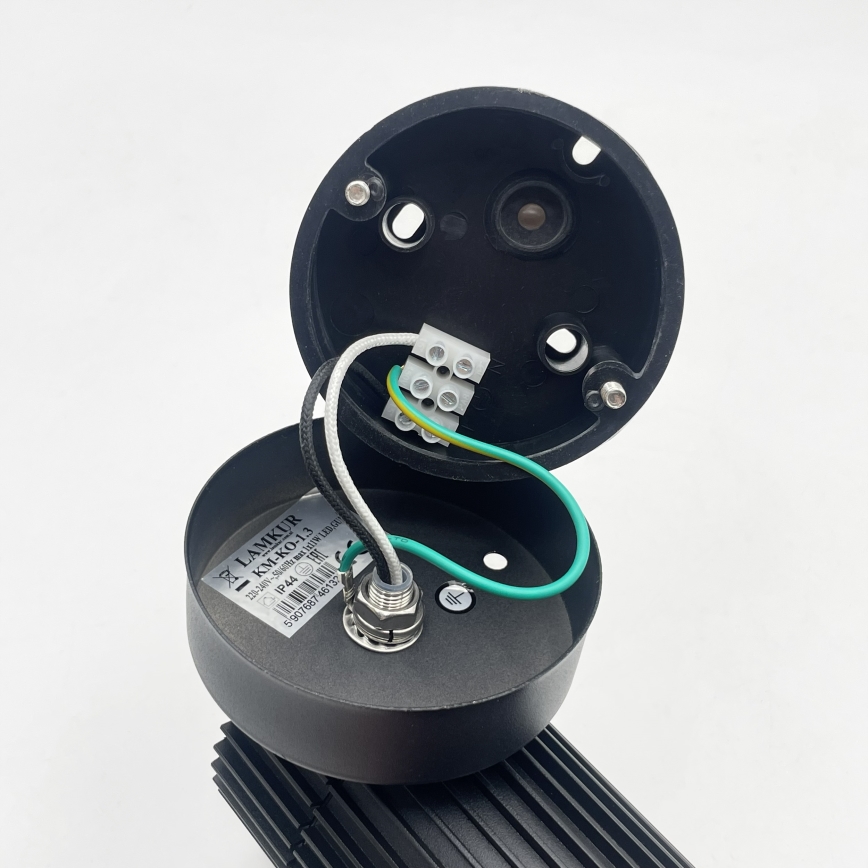 Zewnętrzny kinkiet punktowy LANTHEA 1xGU10/11W/230V IP44 czarny