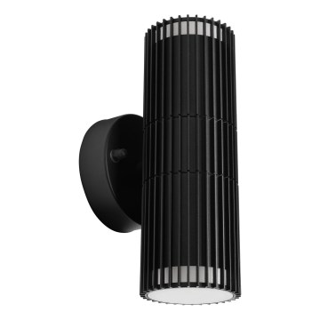 Zewnętrzny kinkiet punktowy LANTHEA 2xGU10/11W/230V IP44 czarny