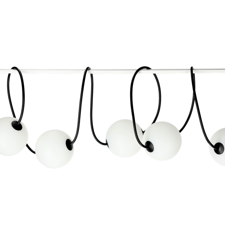 Zewnętrzny łańcuch dekoracyjny LED 10xLED/0,8W/230V IP67 2500K 7,7 m