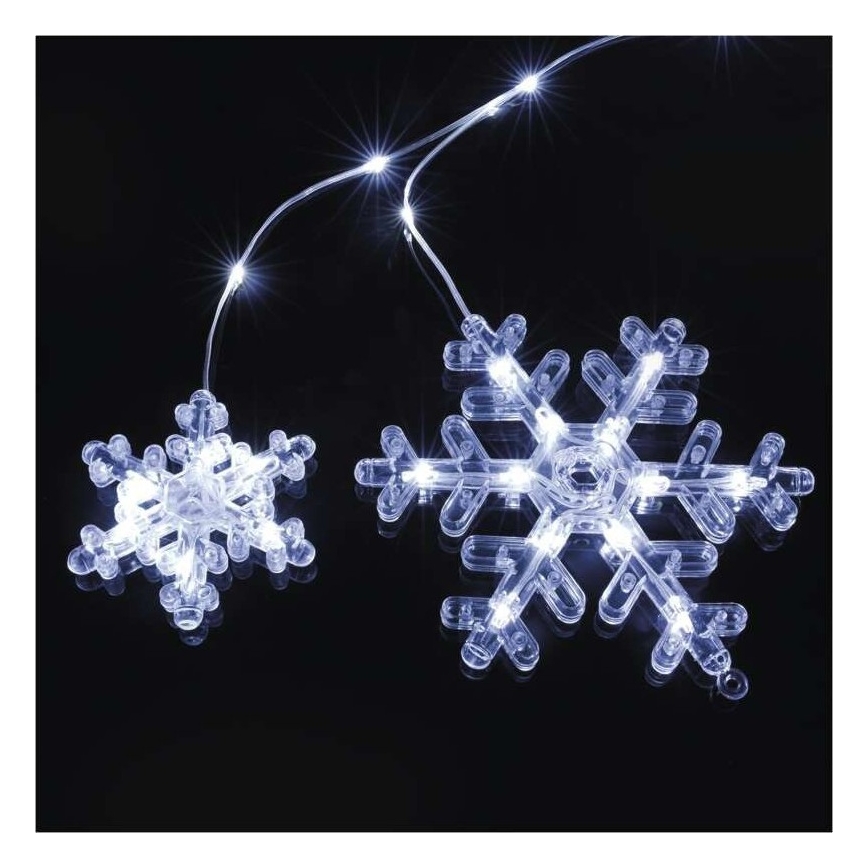 Zewnętrzny łańcuch LED 131xLED/1,6m IP44 zimna biel