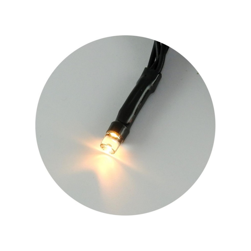 Zewnętrzny łańcuch LED 50xLED/2 funkcje 5,4m IP44 ciepłe białe światło