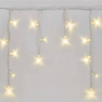 Zewnętrzny łańcuch LED 50xLED/3x0,4m IP44 ciepła biała