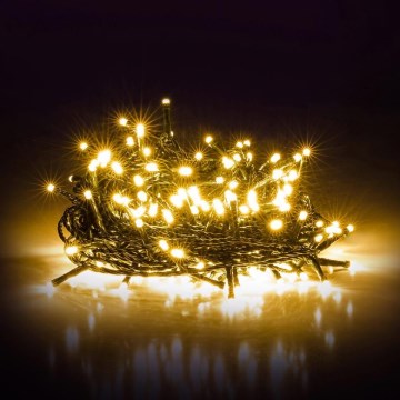 Zewnętrzny łańcuch świetlny LED 1000 diod, 105 m, ciepła biel, IP44