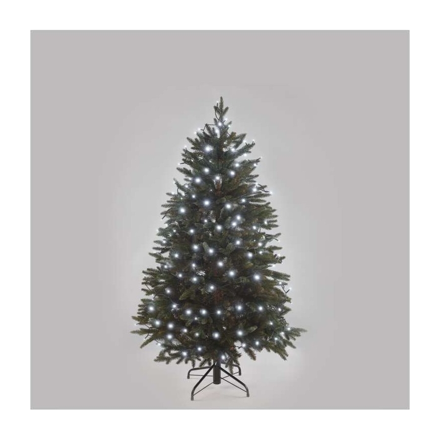 Zewnętrzny łańcuch świetlny LED 120 diod / 17 m, IP44, zimna biel