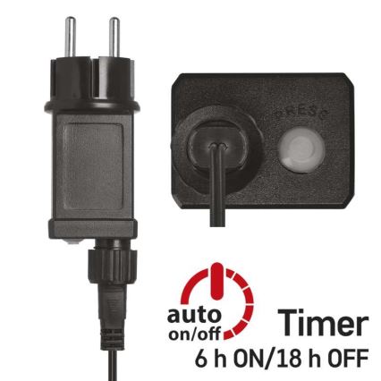 Zewnętrzny łańcuch świetlny LED 150 diod/20 m IP44, zimna biel