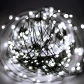Zewnętrzny łańcuch świetlny LED 1500xLED/230V 8 funkcji 153 m IP44 zimna biel + zdalne sterowanie