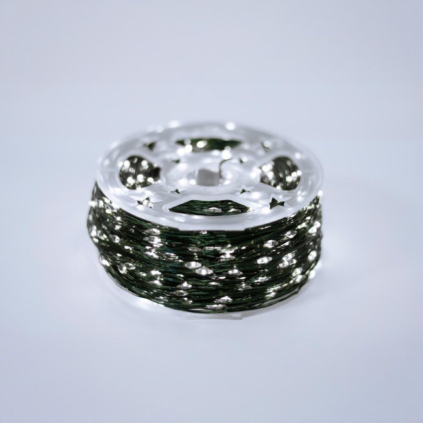 Zewnętrzny łańcuch świetlny LED 1500xLED/230V 8 funkcji 153 m IP44 zimna biel + zdalne sterowanie