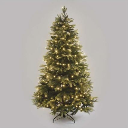 Zewnętrzny łańcuch świetlny LED, 240 diod LED, 8 trybów, 29 m, IP44, ciepła biel