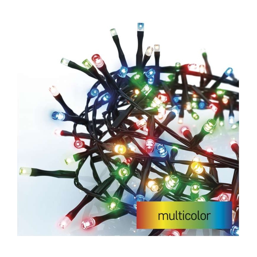 Zewnętrzny łańcuch świetlny LED, 600 diod, 17 m, IP44, wielokolorowy