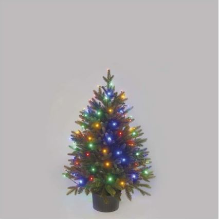 Zewnętrzny łańcuch świetlny LED 80xLED/13m IP44 wielokolorowy