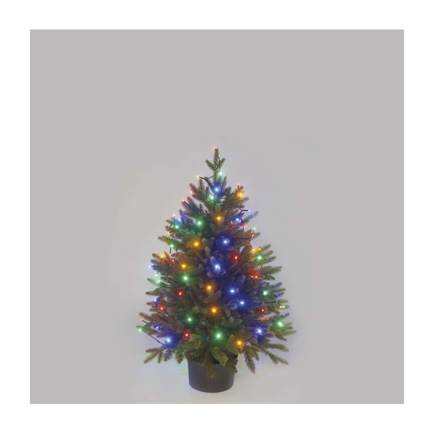 Zewnętrzny łańcuch świetlny LED 80xLED/13m IP44 wielokolorowy