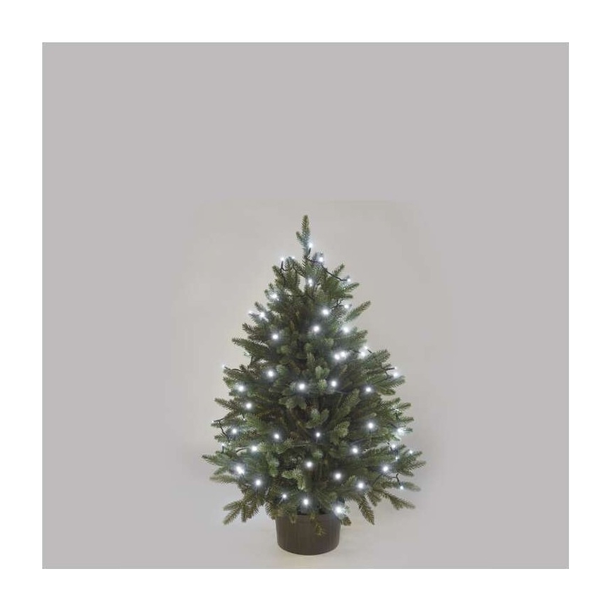 Zewnętrzny łańcuch świetlny LED 80xLED/13m IP44 zimna biel