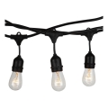 Zewnętrzny łańcuch świetlny STRING 15m 15xE27/25W/230V IP54