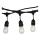Zewnętrzny łańcuch świetlny STRING 15m 15xE27/25W/230V IP54