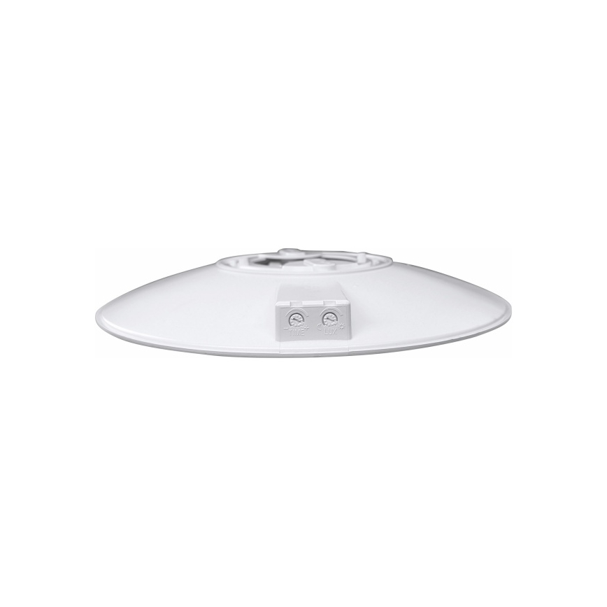 Zewnętrzny plafon LED z czujnikiem VISTA LED/15W/230V, średnica 26 cm, IP54, biały