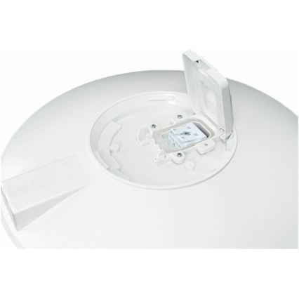 Zewnętrzny plafon LED z czujnikiem VISTA LED/15W/230V, średnica 26 cm, IP54, biały