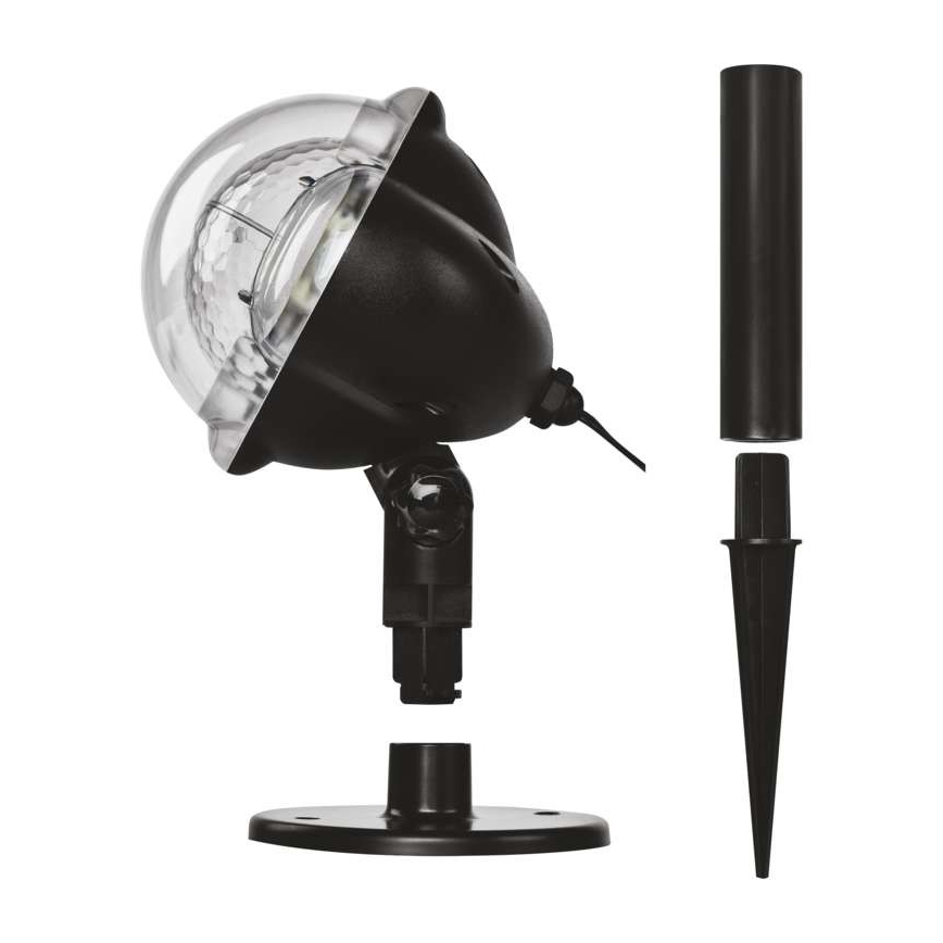 Zewnętrzny projektor świąteczny LED/4W/230V IP44 zimna biel