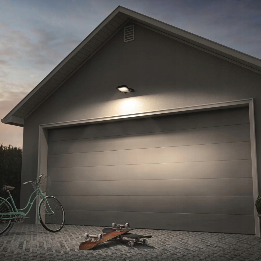 LED naświetlacz zewnętrzny z czujnikiem ruchu i zmierzchu LED/50W/230V 4500K IP65 czarny